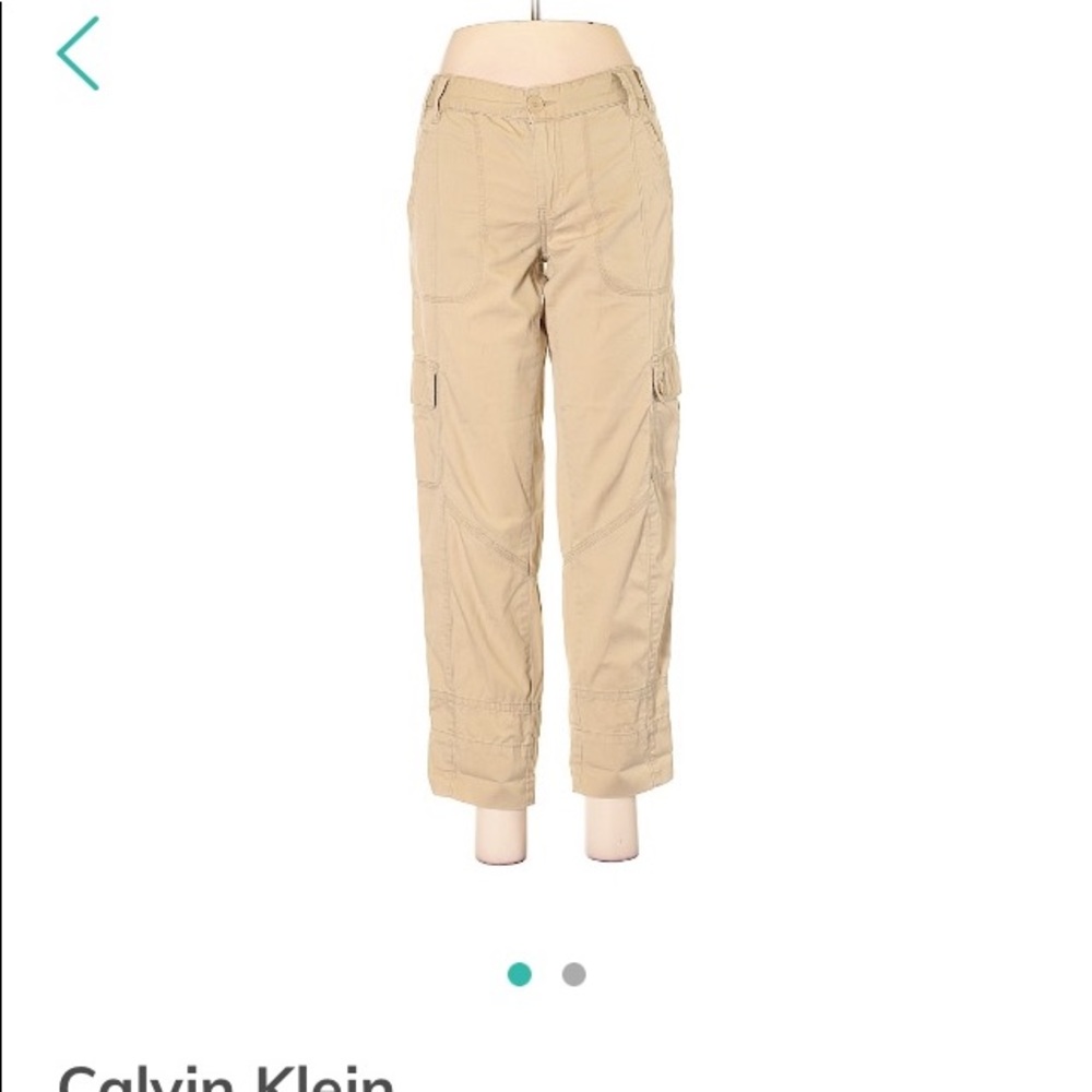 COPY - Calvin Clain Cargo pants tan
